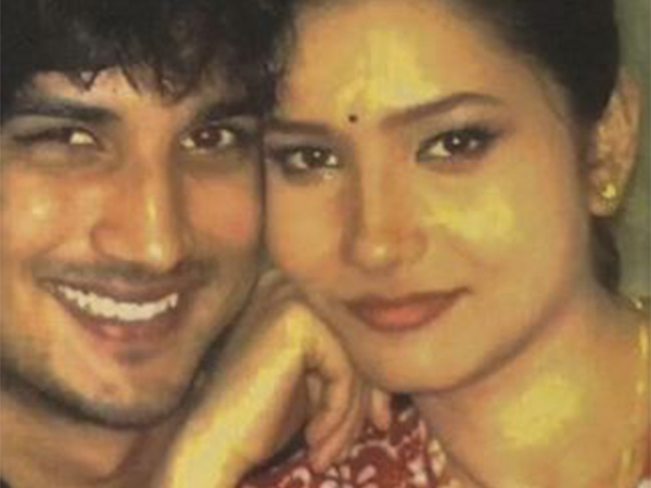 Late actor Sushant Singh Rajput with Ankita Lokhande (Image source: Instagram)