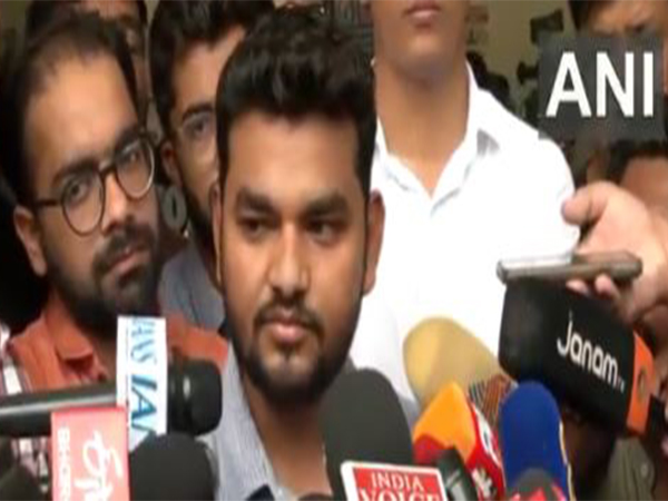 haval Gameti, FAIMA Vice President and President of Junior Doctors Association, BJ Medical College (Photo/ANI)