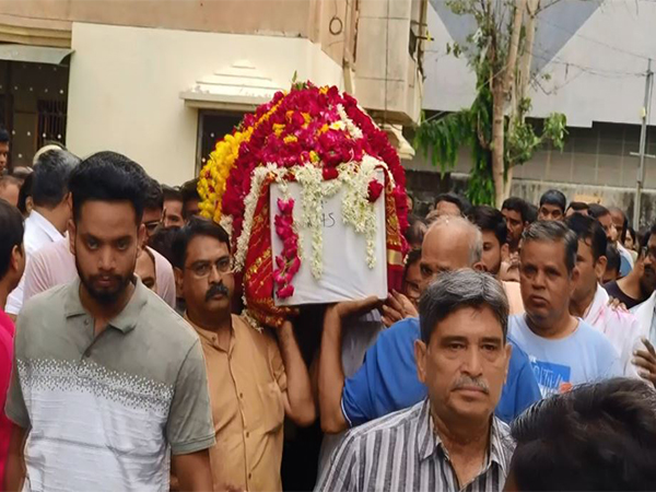 Last rites of Kalpana Prajapati (Photo/ANI)