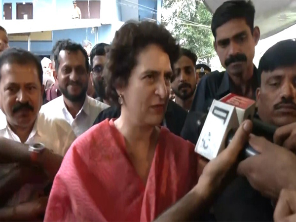 Congress leader and Wayanad MP Priyanka Gandhi (Photo/ANI)