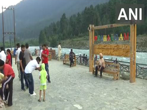 Tourists in Pahalgam. (Photo/ANI)