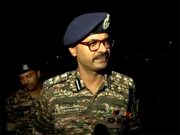 CRPF Deputy Inspector General (DIG) Vaibhav Nimbalkar. (Photo/ANI)