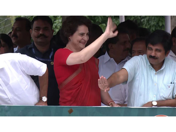  Congress General Secretary Priyanka Gandhi Vadra (Photo/ANI)