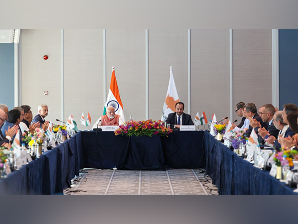 Prime Minister Narendra Modi with Cyprus President Nikos Christodoulides (Image: X@narendramodi)