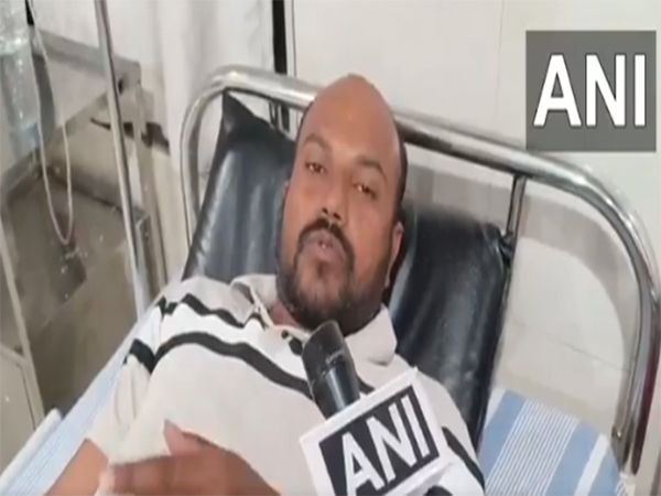 Survivor in the bridge collapse incident (Photo/ANI)