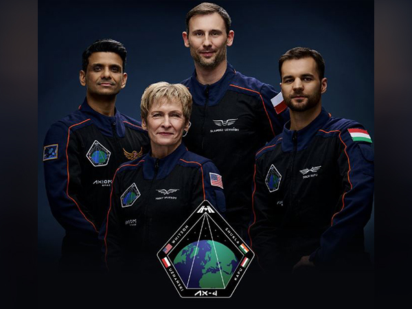 Crew of Axiom-4 mission (Photo/@Axiom_Space)