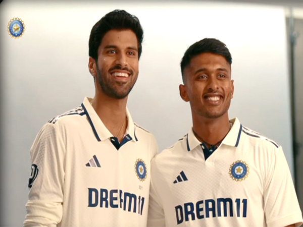 Washington Sundar and Sai Sudharsan. (Photo- BCCI)