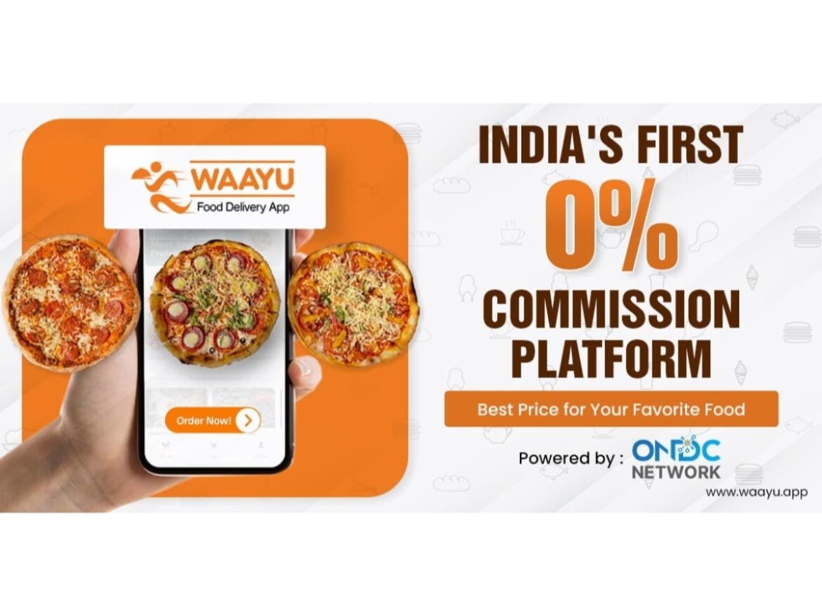 India's First Zero Commission Food Delivery App - Waayu