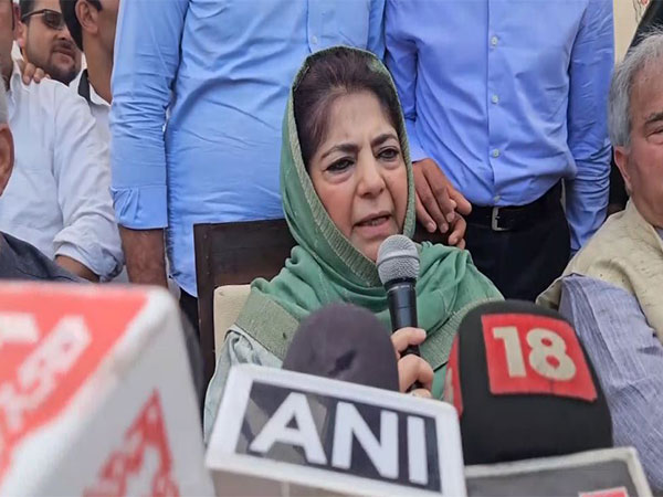 PDP Chief Mehbooba Mufti (Photo: ANI) 