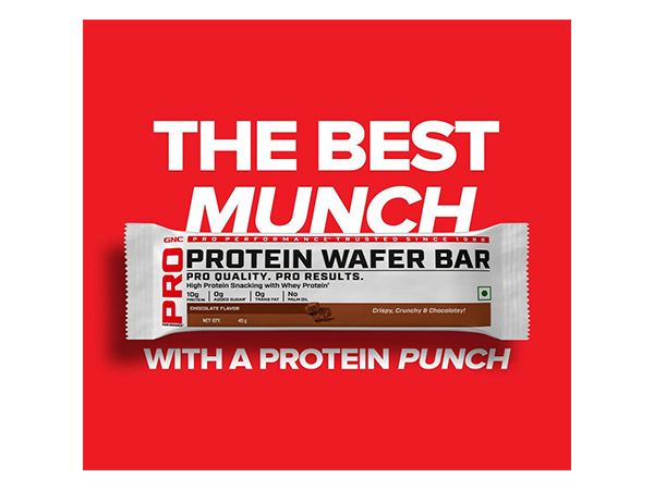 GNC India Launches Protein Wafer: The Best Munch with a Protein Punch!  Xtra Crunchy. Xtra Munchy. Xtra Healthy. 