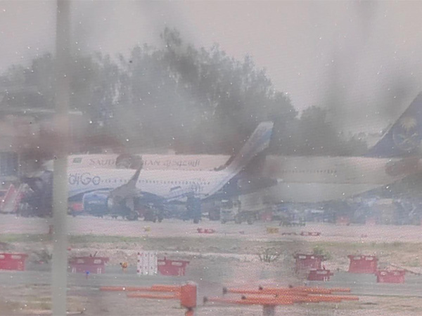 Visuals from Lucknow Airport (Photo/ANI)