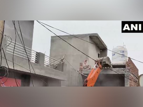 Bathinda Police carries out bulldozer action at drug hotspot (Photo/ANI) 