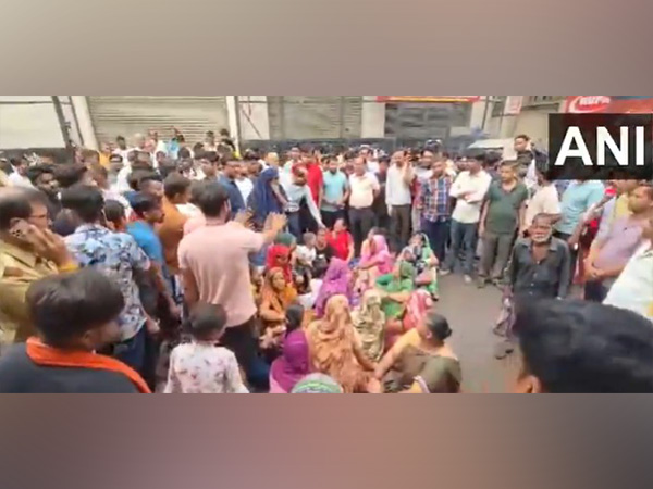 Visual from the protest (Photo/ANI)