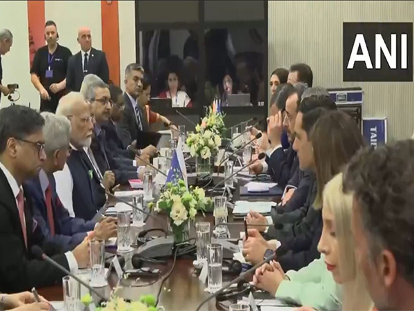 Prime Minister Narendra Modi, Cyprus President Nikos Christodoulides hold talks (Image Credit: ANI/DD)