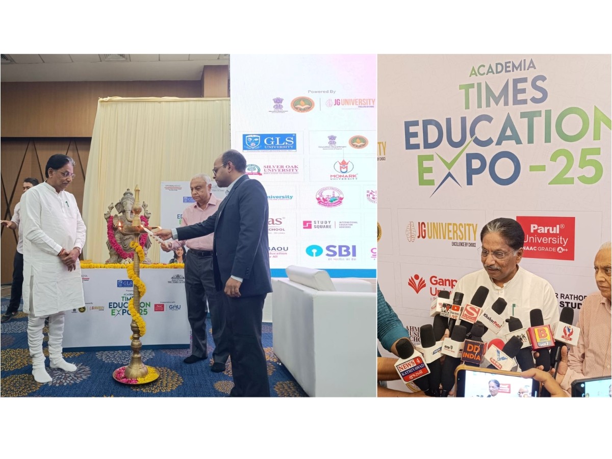 Education Minister Rushikesh Patel Inaugurated Academia: Times Education Expo 2025