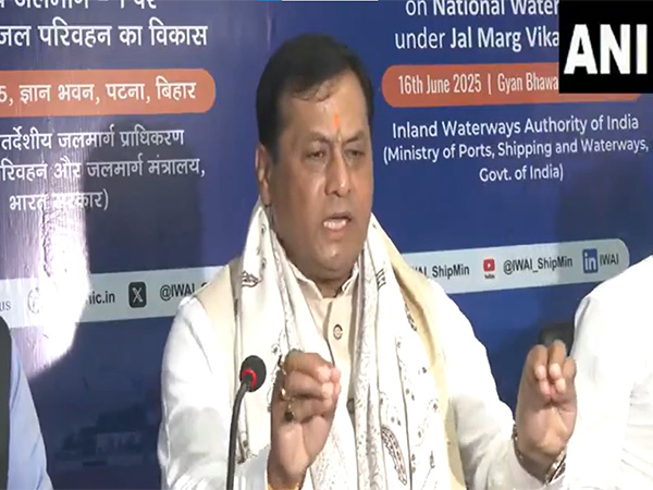 Union Shipping and Waterways Minister Sarbananda Sonowal (Photo/ANI)
