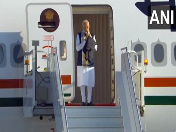 Prime Minister Narendra Modi arrives in Calgary, Canada, to attend the G7 Summit (Photo/ANI)