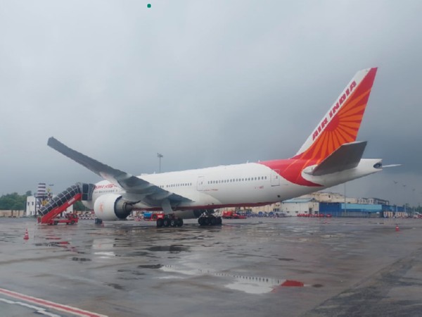  Air India flight grounded (Source: Public Relations, Kolkata airport/ANI)