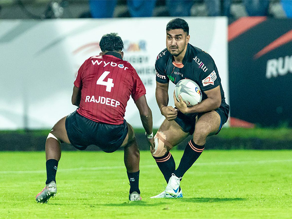 Bengaluru Bravehearts' Mohit Khatri in action during Rugby Premier League (Image: RPL)