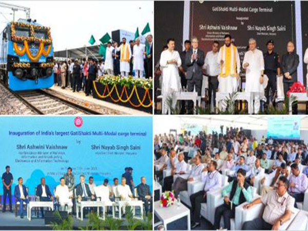 India’s largest automobile in-plant railway siding at Maruti Manesar facility starts operation (Images: X/@NayabSainiBJP)