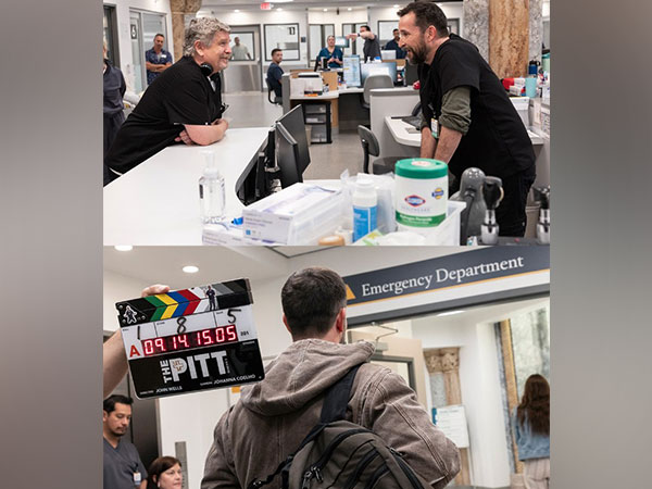 Bts pic from the sets of The Pitt (Photo/instagram/@streamonmax)