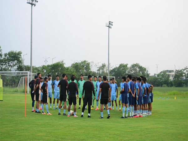 India Under-23 boys during training session (Image: AIFF media)