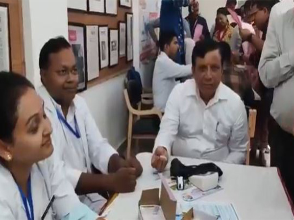 Special health checkup camp organised for journalists in Uttarakhand (Photo/ANI)