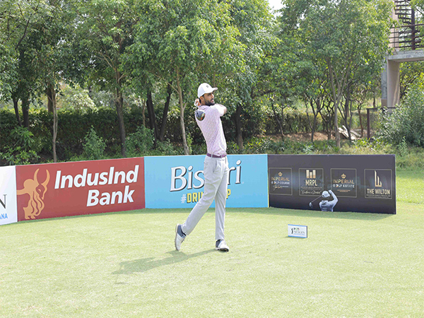 Tushar Pannu in action during day one of PGTI NEXGEN in Ludhiana (Image: PGTI)