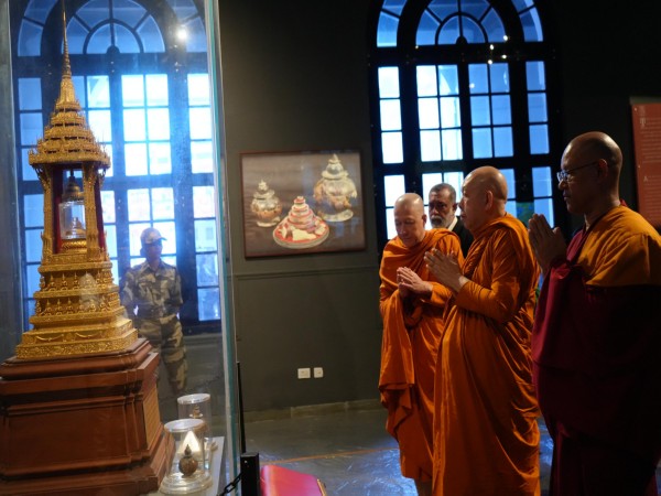 Thai Monk delegation at the National Museum (Photo: International Buddhist Confederation)