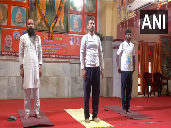 Yoga Camp organised at Gorakhnath Temple (Photo: ANI) 