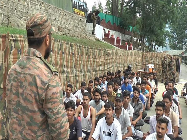 Indian Army conducts pre-recruitment training for youth in Bhaderwah (Photo/ANI)