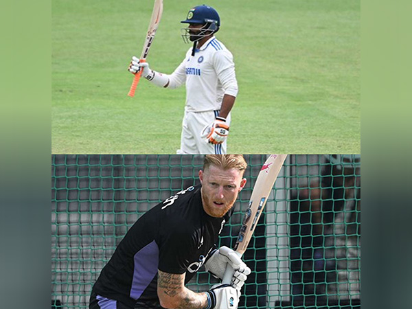 Ravindra Jadeja and Ben Stokes. (Photo- @BCCI X and ICC)