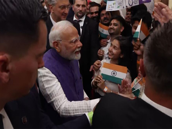 PM Modi interacts with members of Indian diaspora in Croatia. (Photo/ANI)