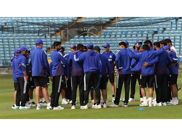 Team India during practice session at Leeds (Photo: ANI)
