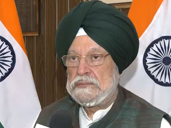 Union Minister for Petroleum and Natural Gas Hardeep Singh Puri. (Photo/ANI)