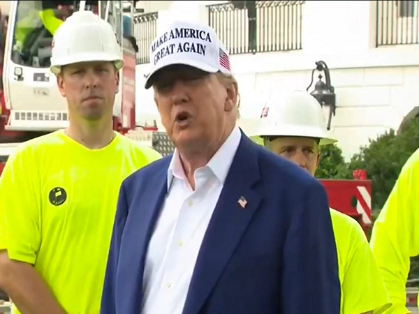 US President Donald Trump. (Photo/US Network Pool via Reuters)
