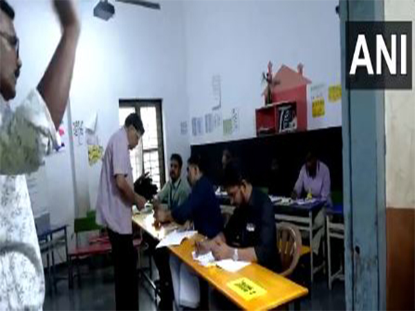 Visual from a polling station in Veettikkuth, Kerala (Photo/ANI)