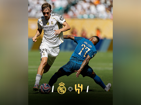 The match ended in a stalemate. (Photo- @realmadrid X)