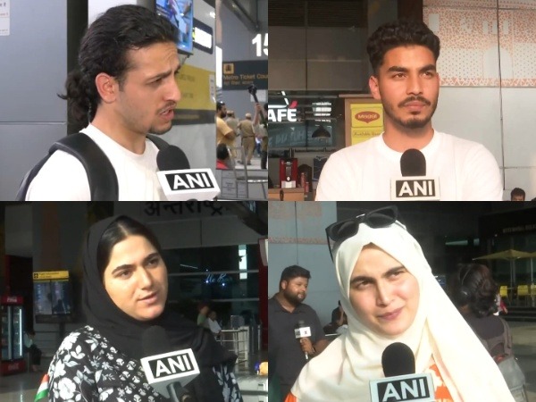 Indian students evacuated from Iran under Operation Sindhu (Photo/ANI)