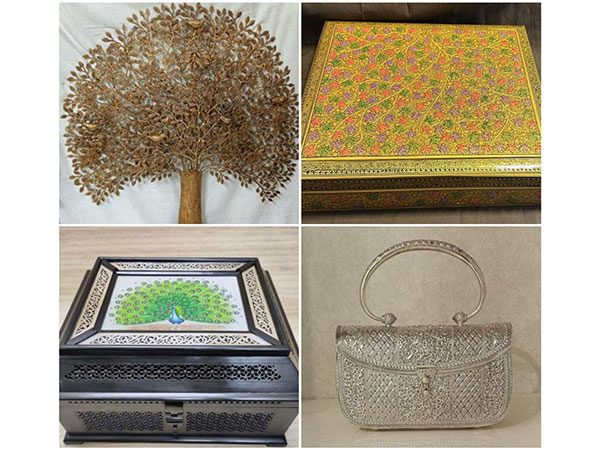 Gifts presented by PM Modi to the Canadian leaders (Photo/ ANI)