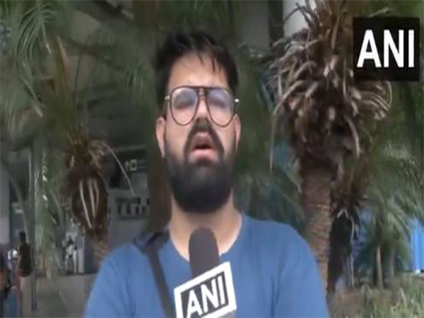 A student from Jammu and Kashmir, evacuated from war-torn Iran (Photo/ANI)