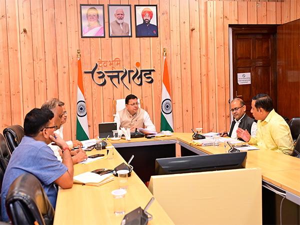 Uttarakhand CM Dhami reviews preparations for proposed Central Regional Council meeting (Photo/ANI) 