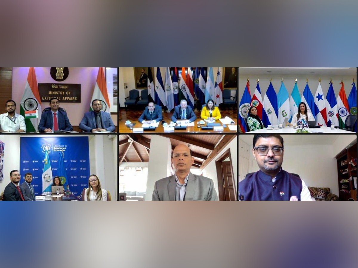 India-SICA Virtual Dialogue (Photo/X@MEAIndia)