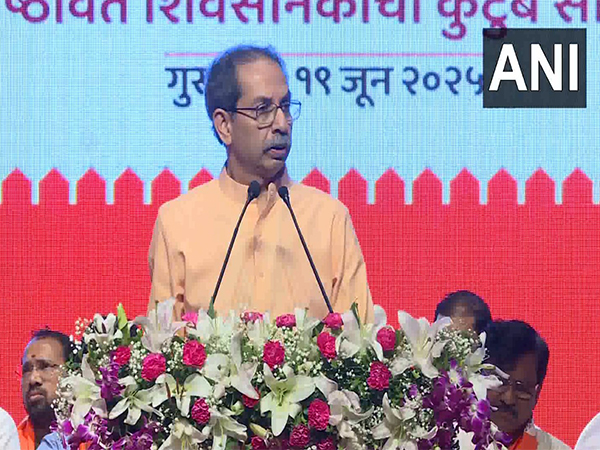 Shiv Sena (UBT) President Uddhav Thackeray (Photo/ANI)