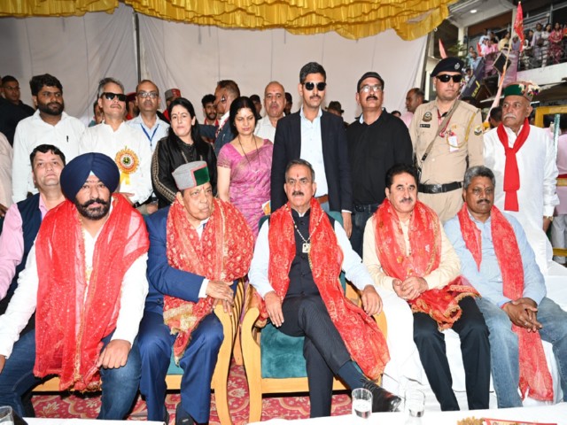 Himachal Pradesh Chief Minister Thakur Sukhvinder Singh Sukhu at the event (Photo/ Himachal Pradesh govt)