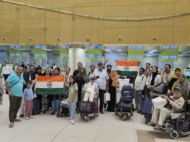 Evacuation of Indian citizens from Ashgabat boards under Operation Sindhu amid Iran conflict (Photo/ANI)
