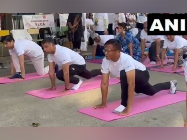 India’s High Commissioner to the UK, Vikram Doraiswami, leads 11th International Yoga Day celebrations (Photo/ANI)