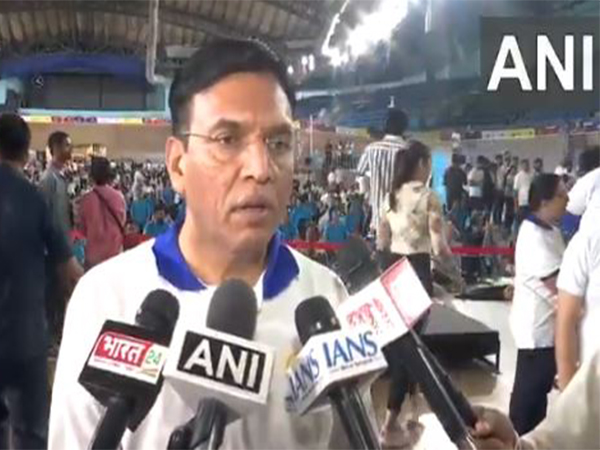 Youth Affairs & Sports Mansukh Mandaviya (Photo: ANI)