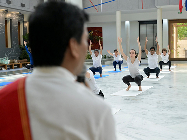 French Embassy in India hosts yoga session on International Day of Yoga (Image Credit: X/@FranceinIndia)