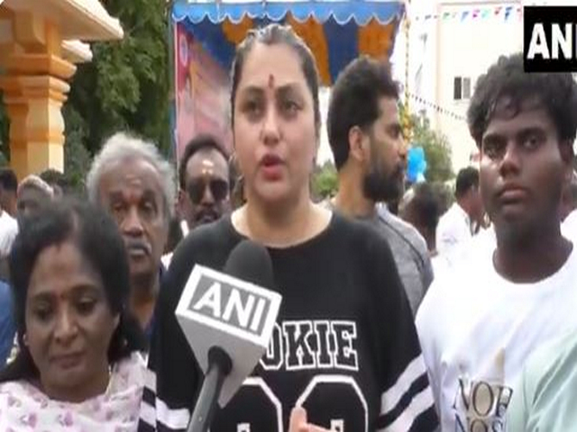 Actress Namitha (Photo/ANI)